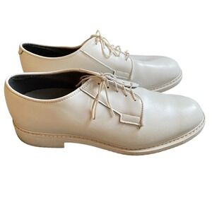 Bates Lites White Dress Oxford Shoes Men 10.5 E Military 00131